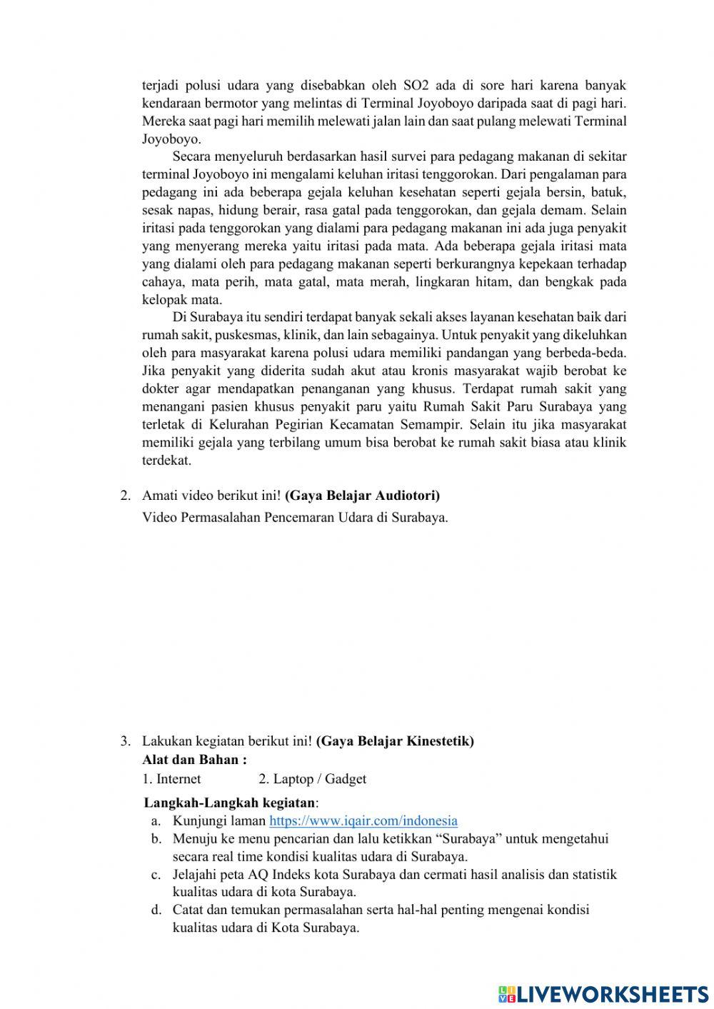 LKPD Pencemaran Udara Diferensiasi