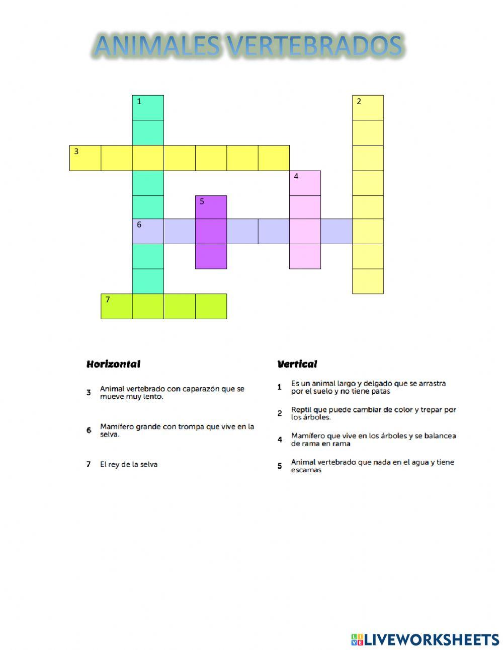 Animales Vertebrados
