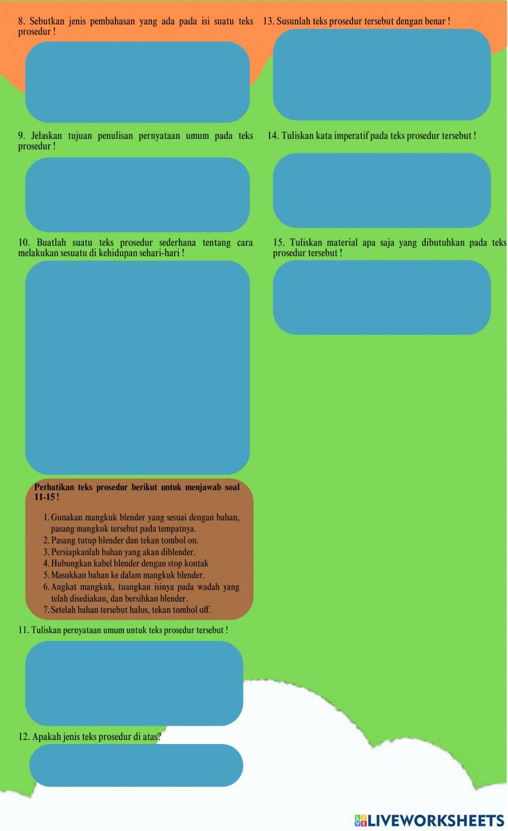 LKPD Teks Prosedur Kelas XI SMA
