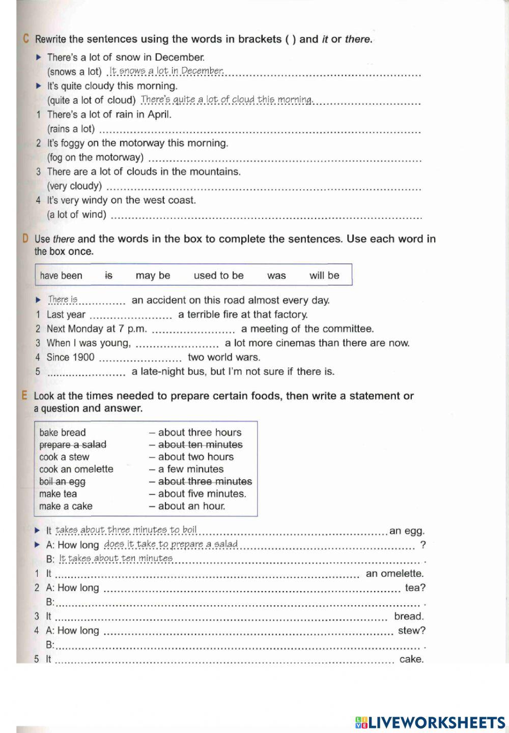 Basic Grammar -56 There or it-they