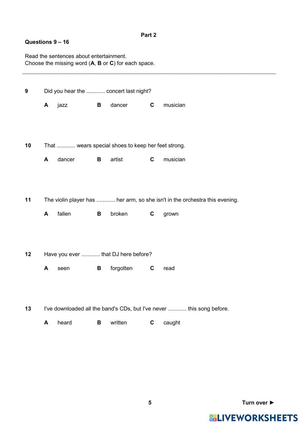 Empower a2 progress test 11