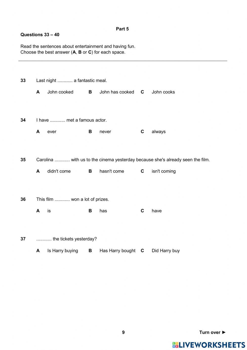 Empower a2 progress test 11
