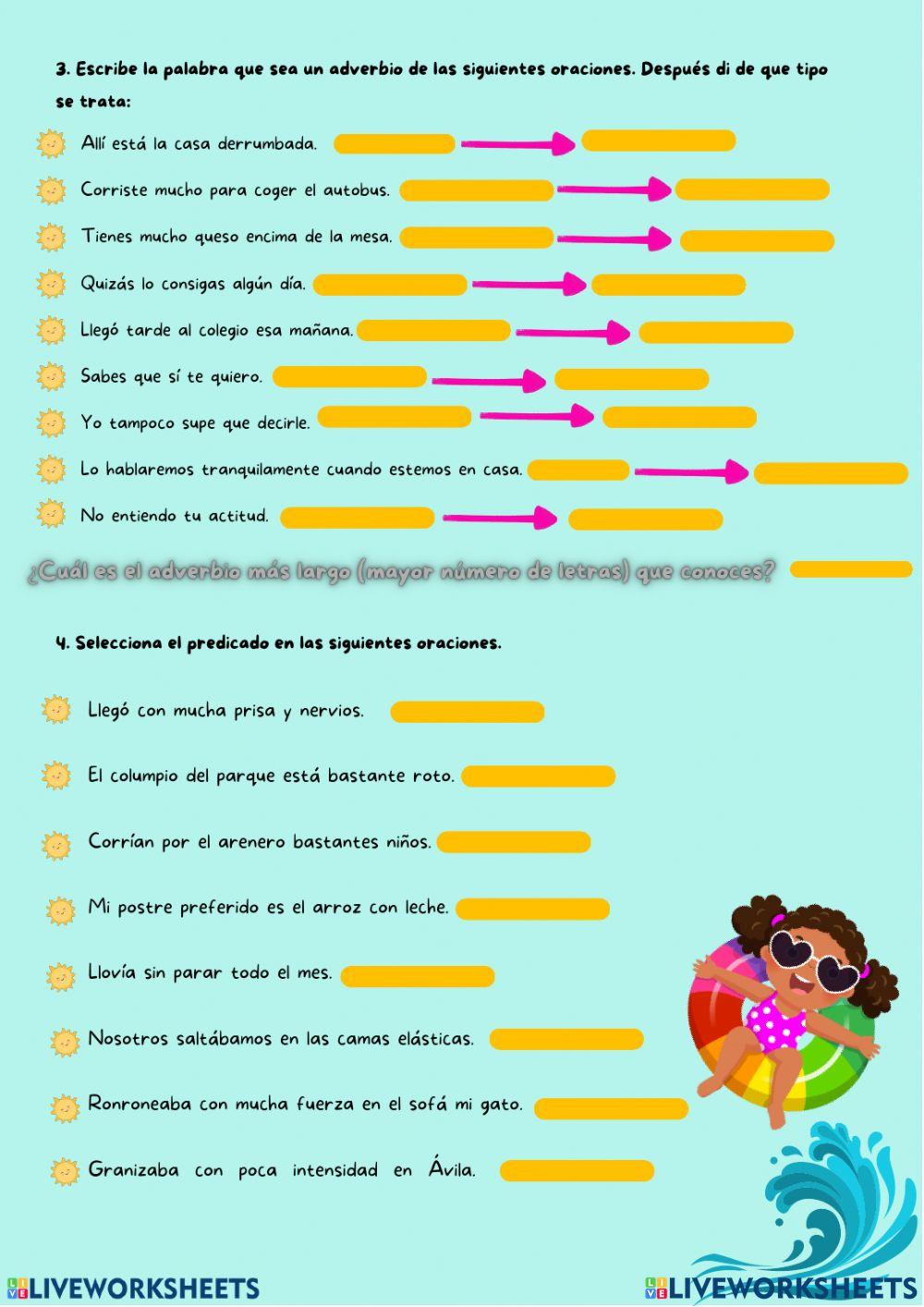 REPASO QUINTO LENGUA