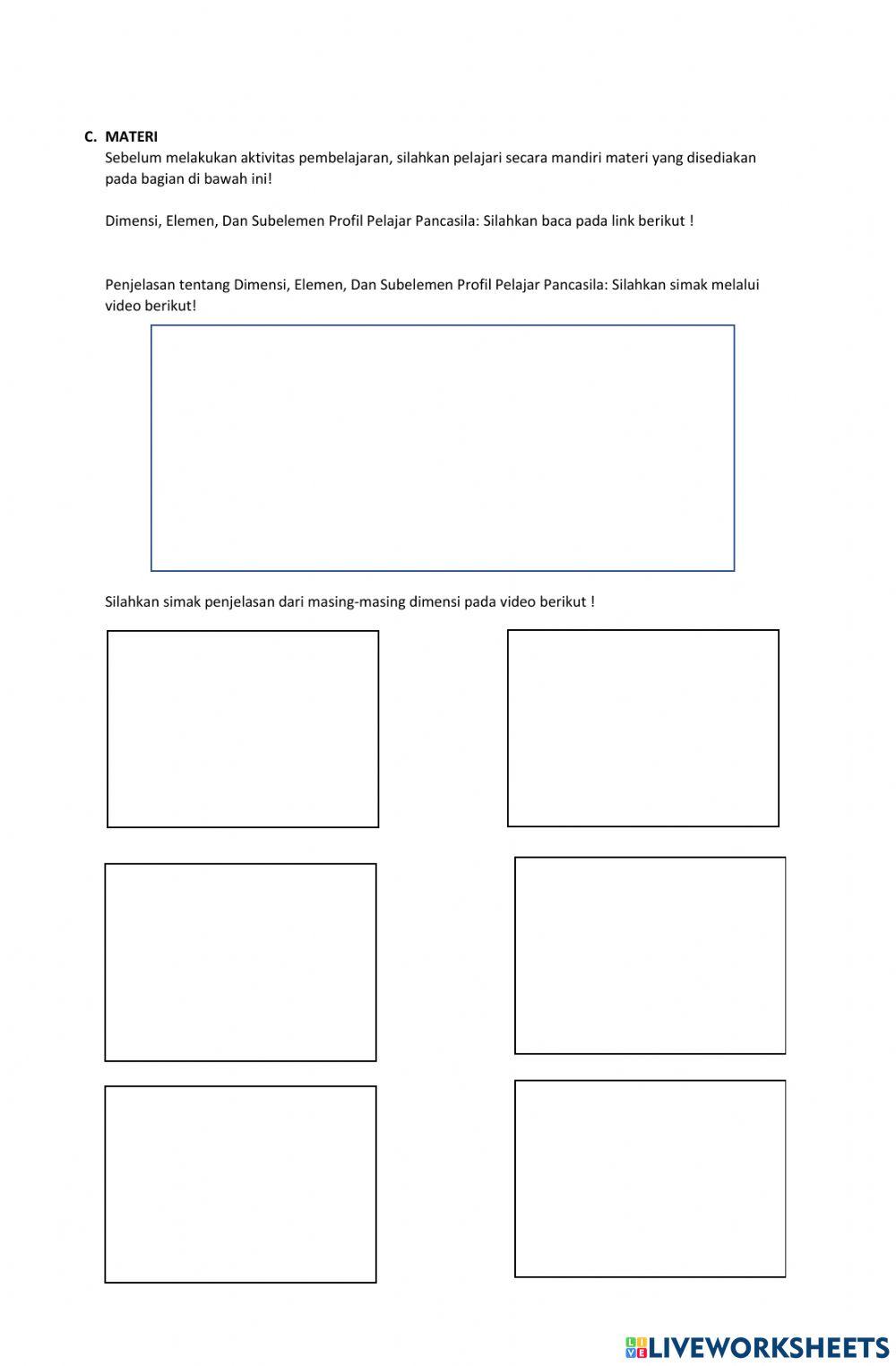 Dimensi pelajar pancasila