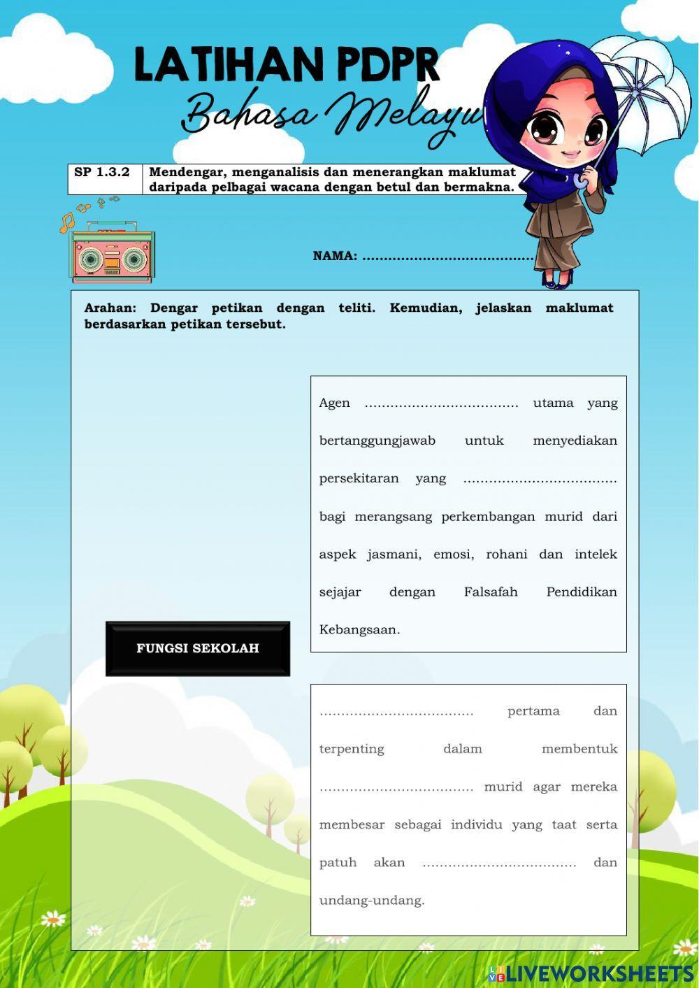 LATIHAN KEMAHIRAN MENDENGAR T4