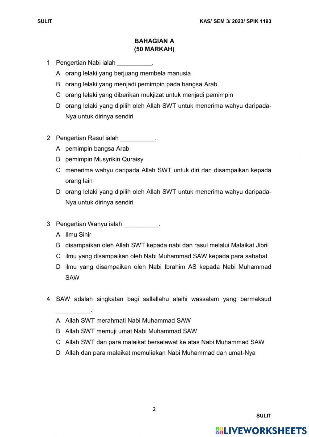 Pengantar dakwah final jun 2023 bhg a set 1