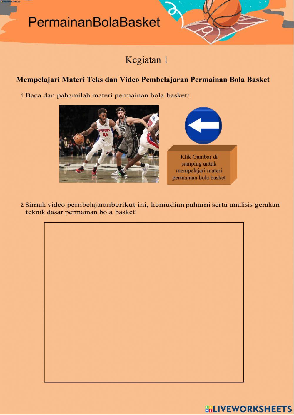 LKPD Permainan Bola Basket