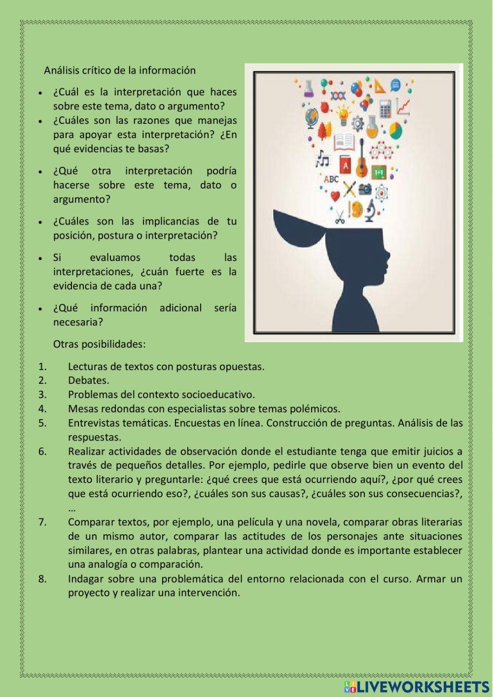 Pensamiento crítico