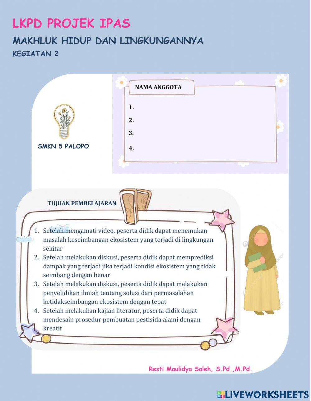 Lkpd keseimbangan ekosistem