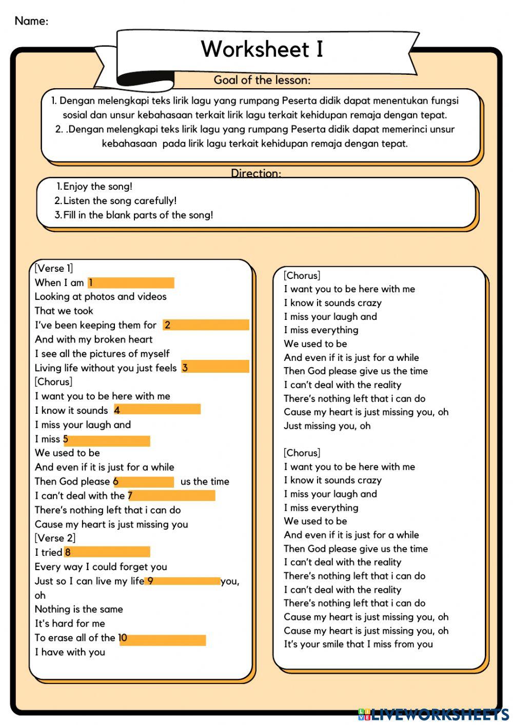 Meaning through song