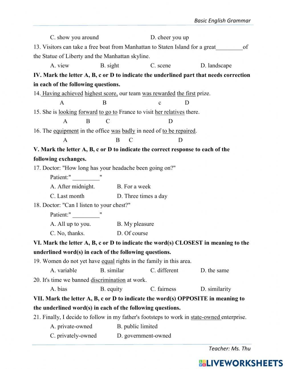 Lesson44B - Final Test