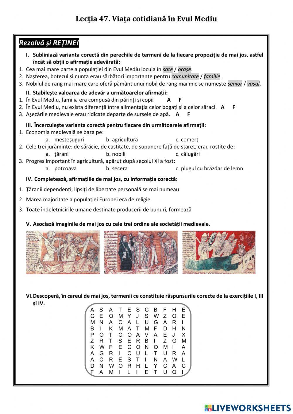 Europa medievală 42-50