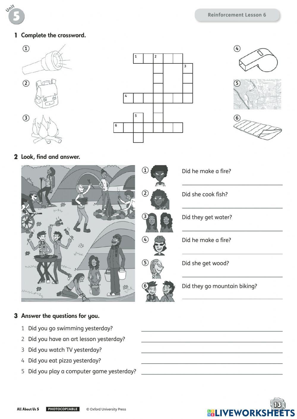 5º REINFORCEMENT UNIT 5