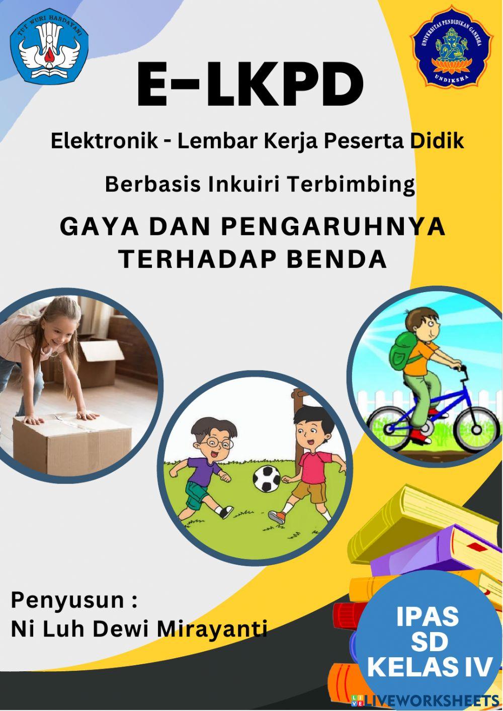 LKPD IPAS Gaya dan Pengaruhnya Terhadap Benda