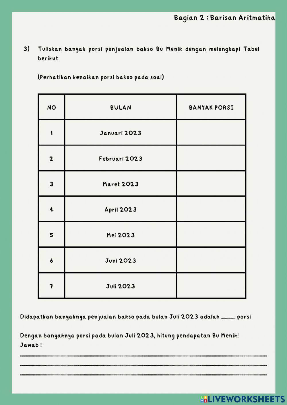 LKPD Pola Bilangan Bagian 2