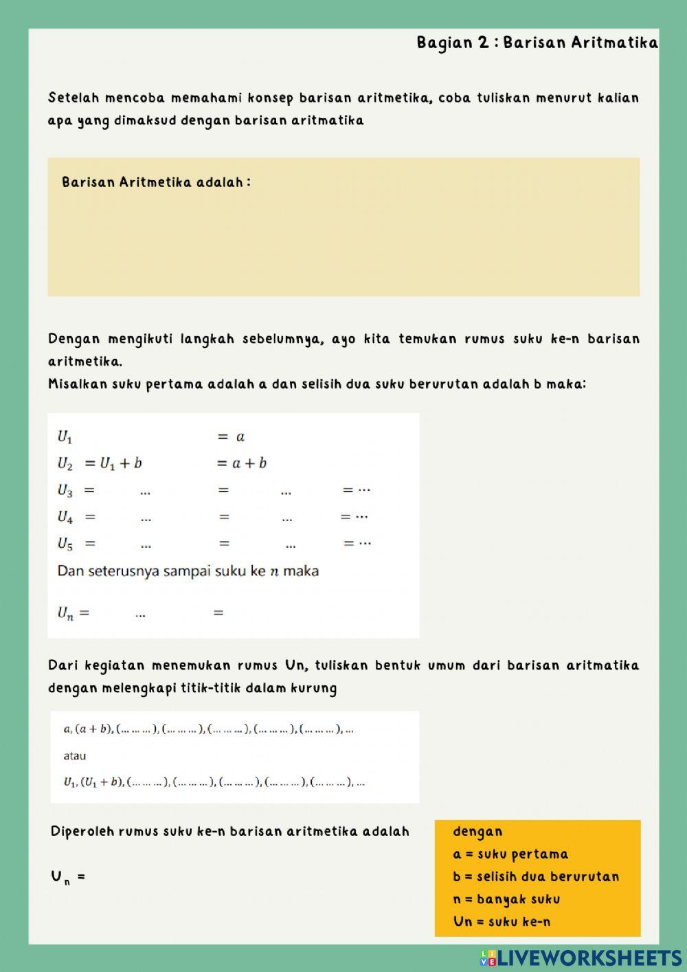 LKPD Pola Bilangan Bagian 2