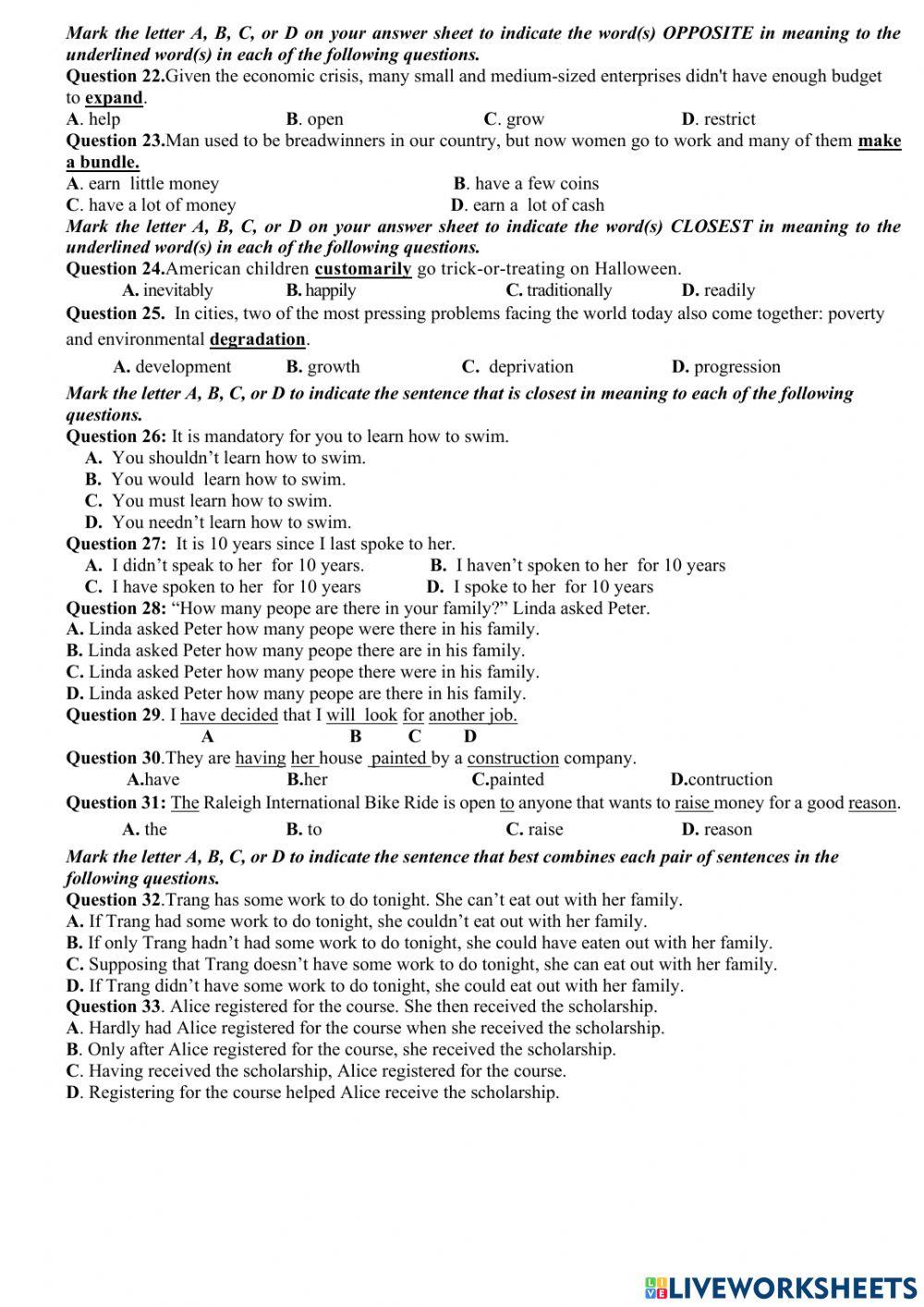 K12-practice test 10