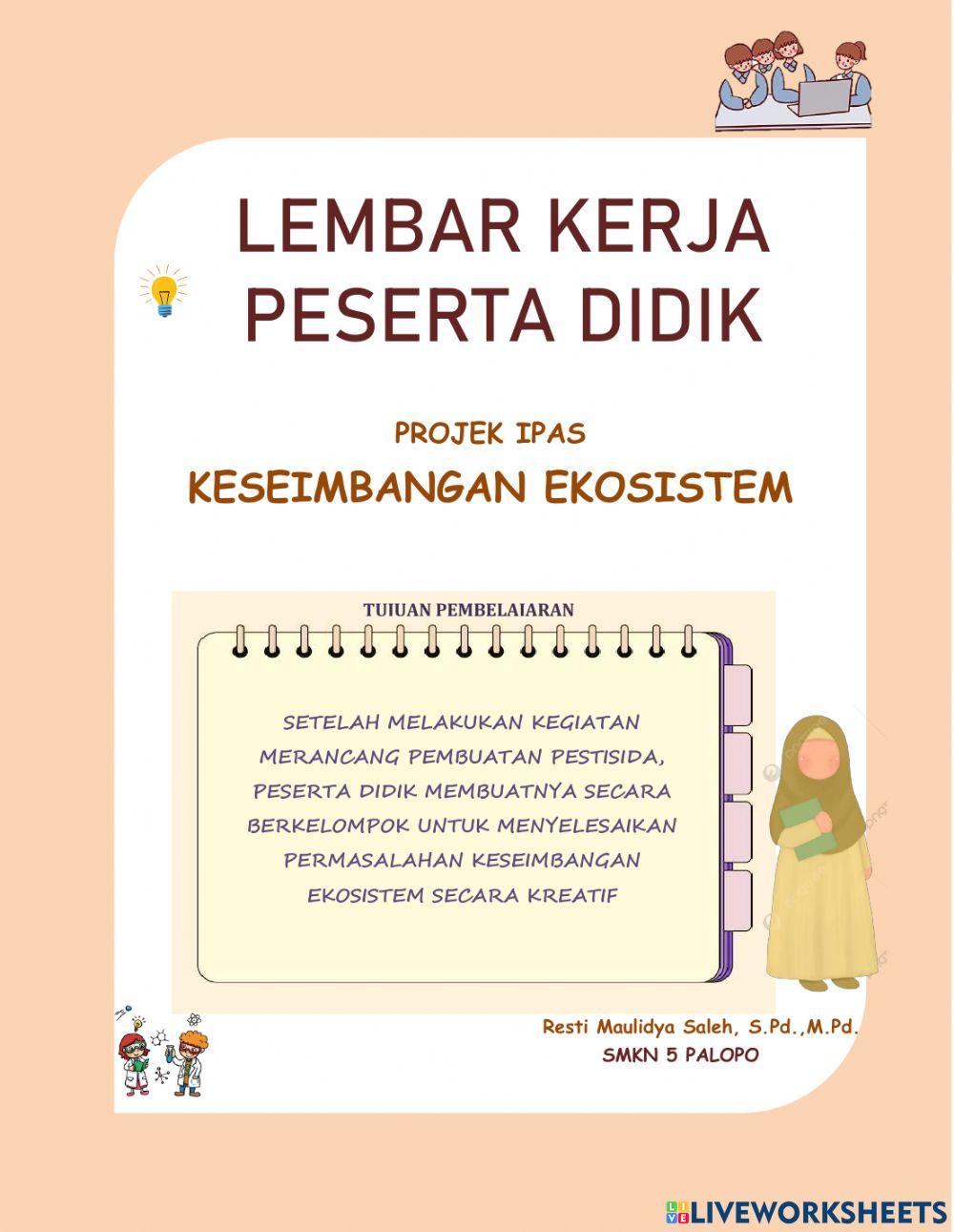 Lkpd Projek pembuatan pestisida alami