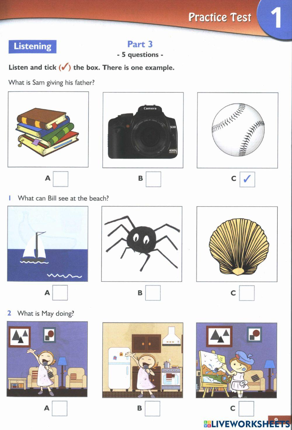 listening Test 1-succeed starters