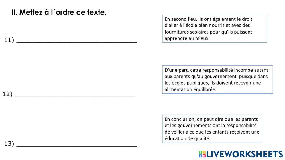 Examen français