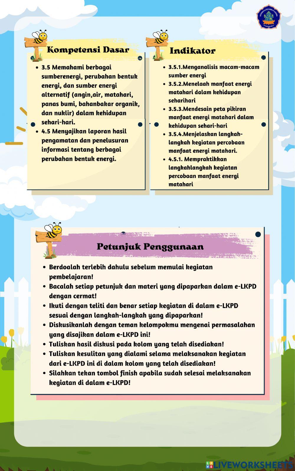 E-lkpd sumber energi