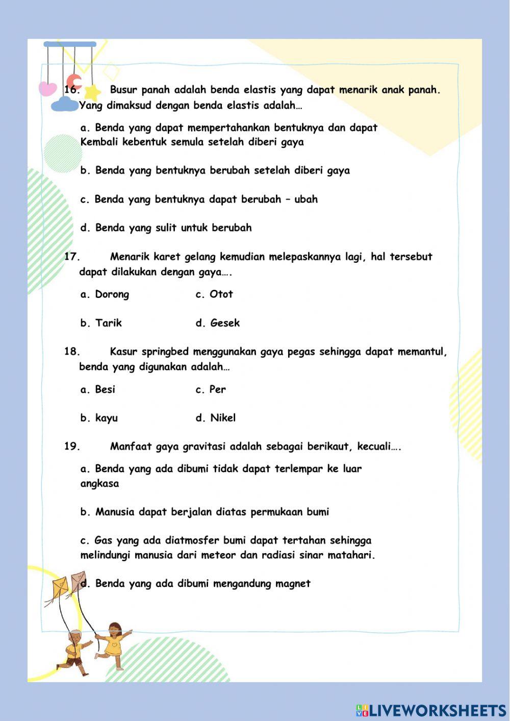 Soal Evaluasi