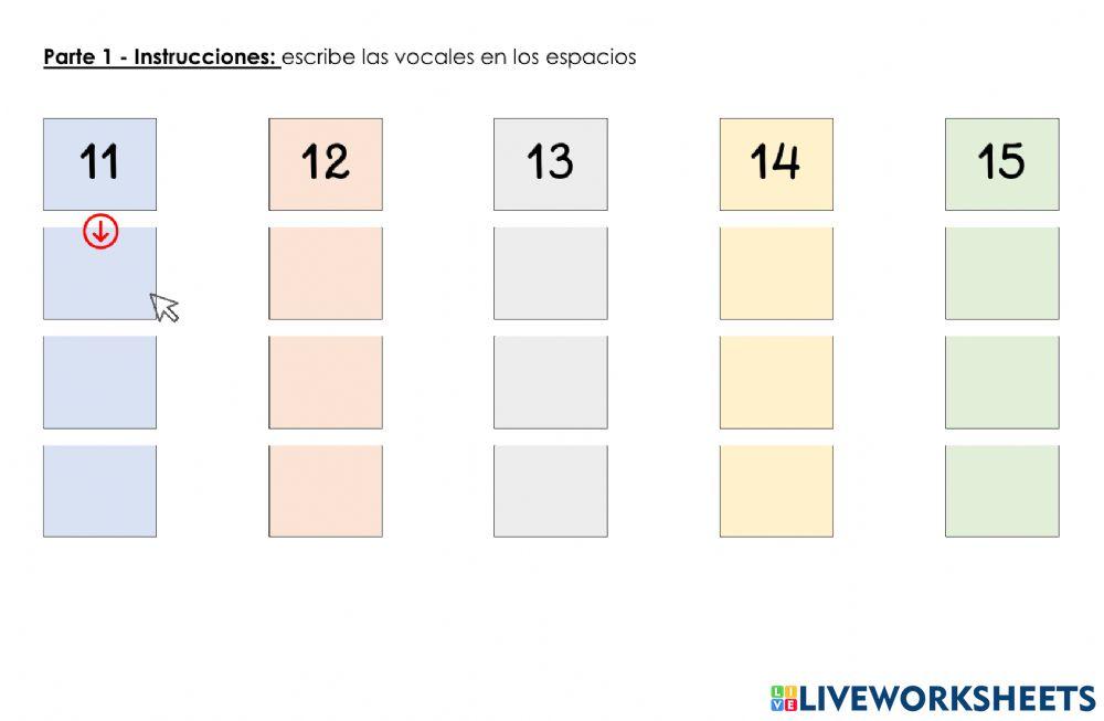 K - Práctica de teclado No. 1