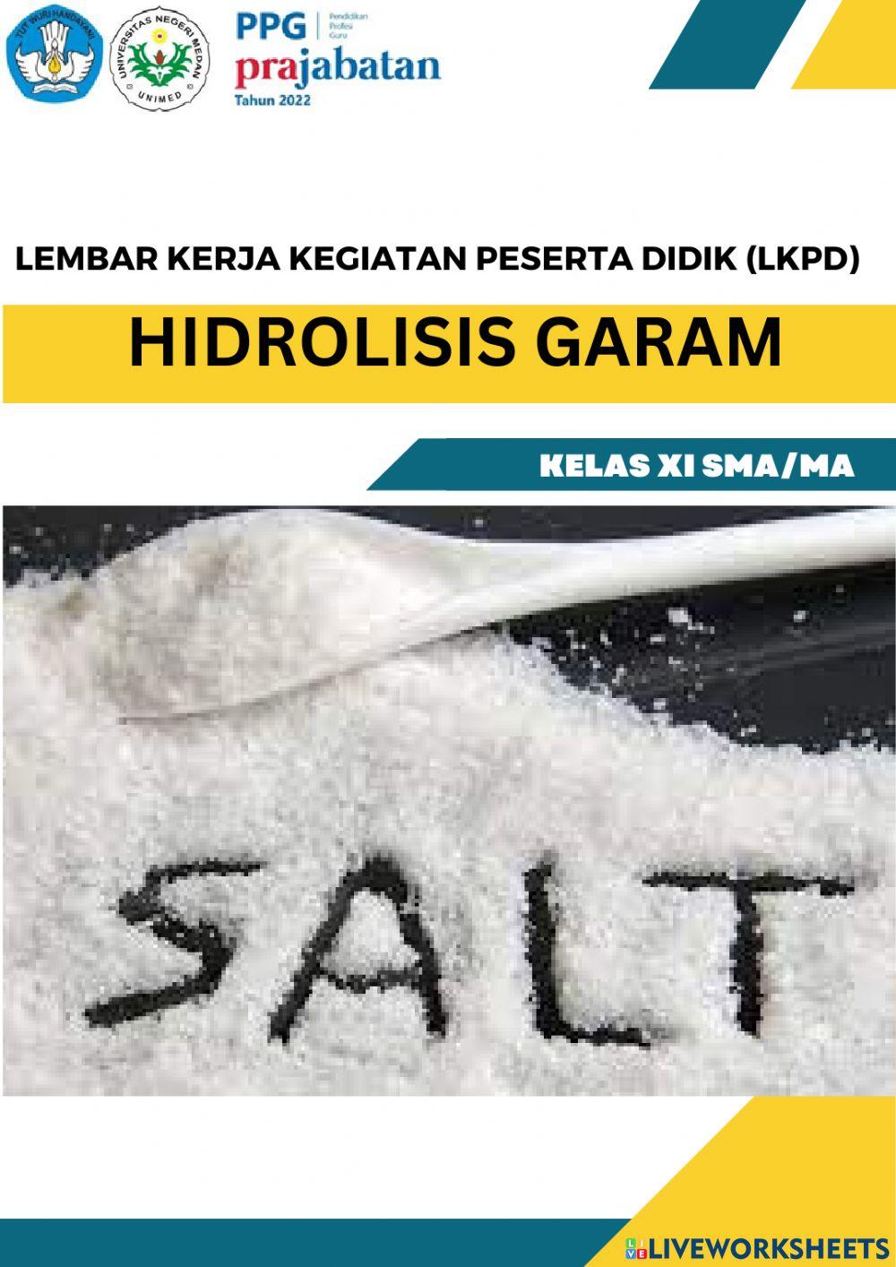 Hidrolisis Garam