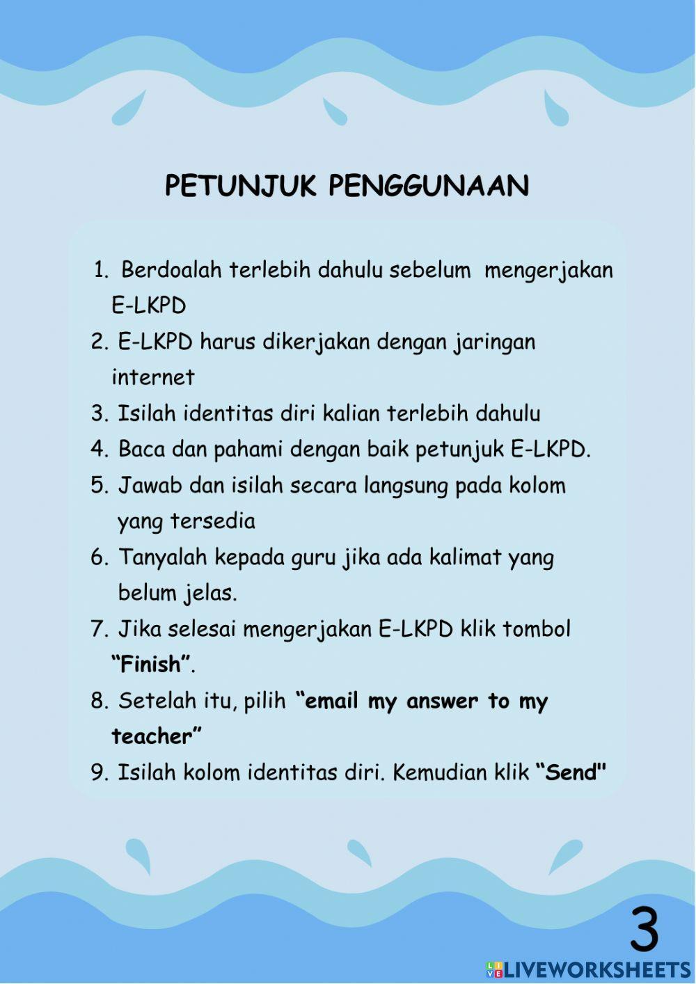 E-lkpd materi bangun ruang