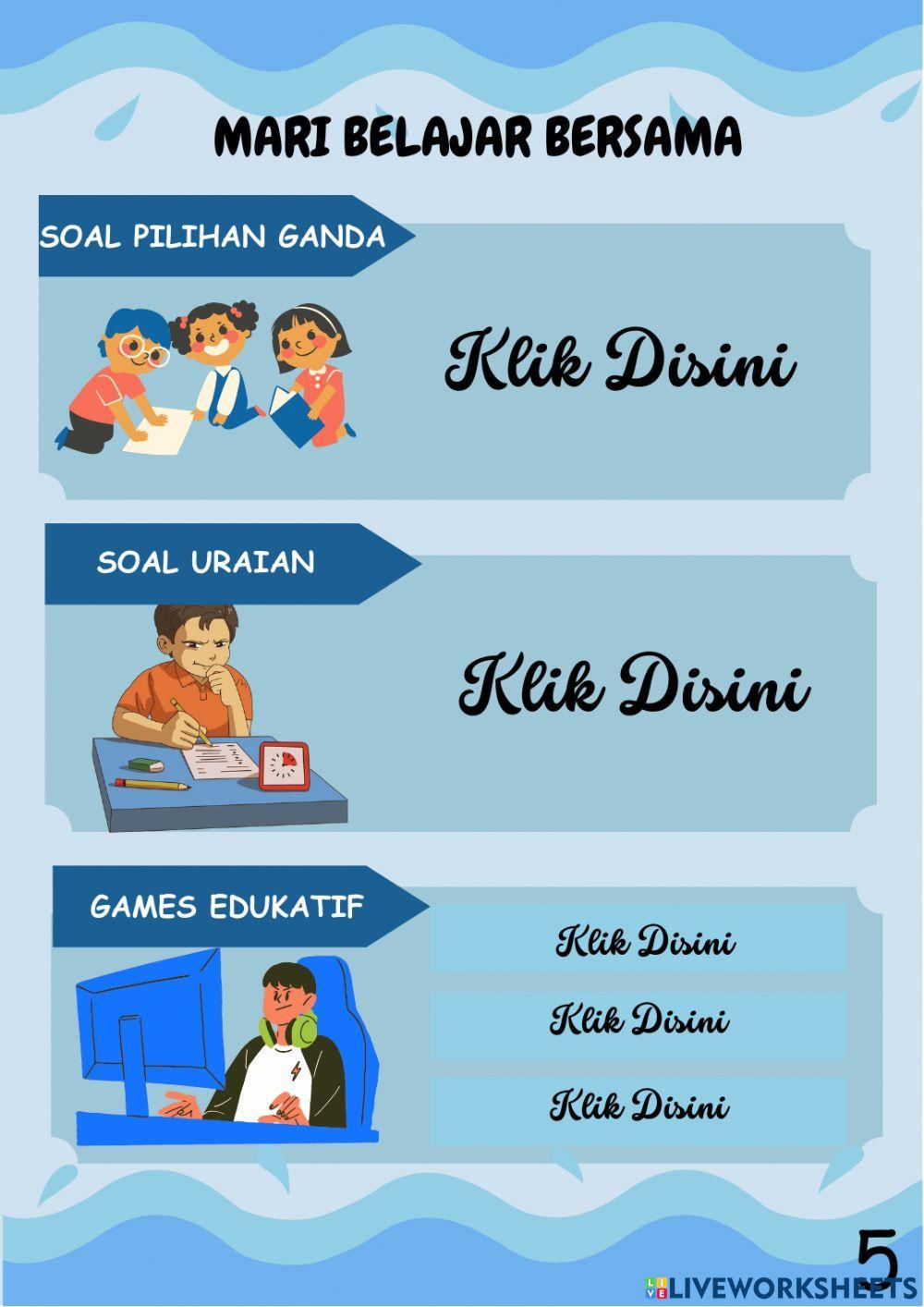 E-lkpd materi bangun ruang