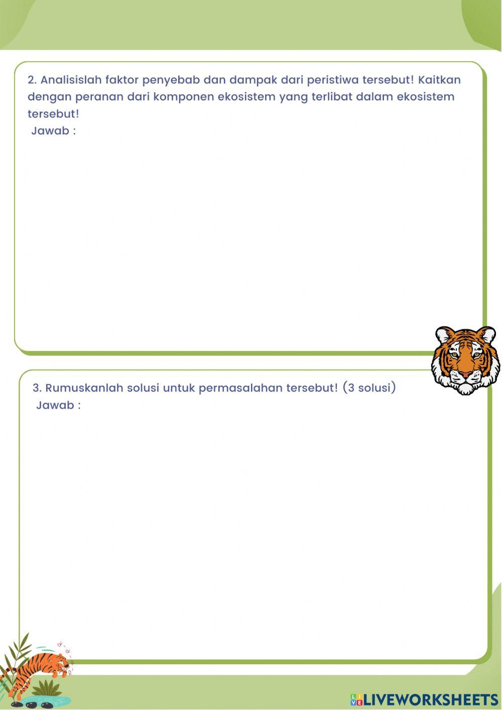 Lkpd studi kasus ekosistem hutan