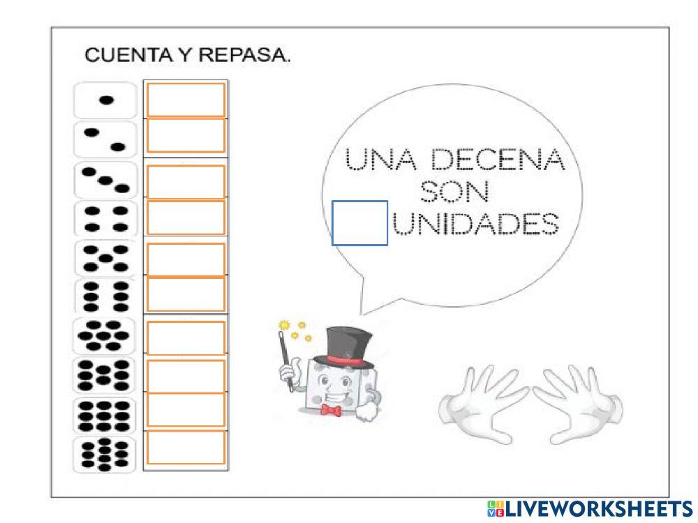 Dados mágicos hasta 10