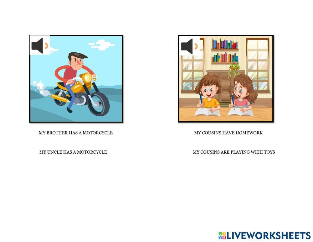 My family vocabulary