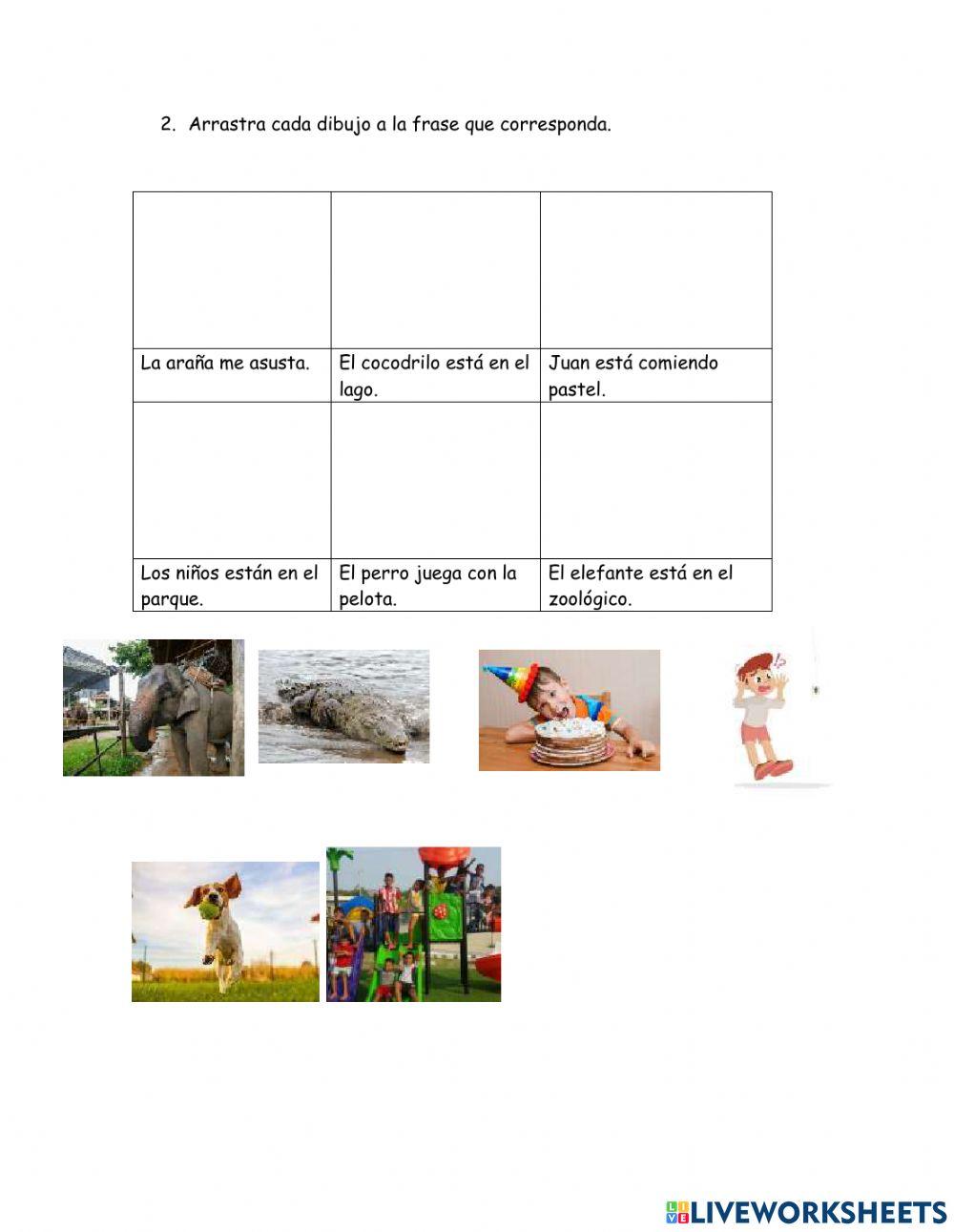 Busca palabras y frases cortas