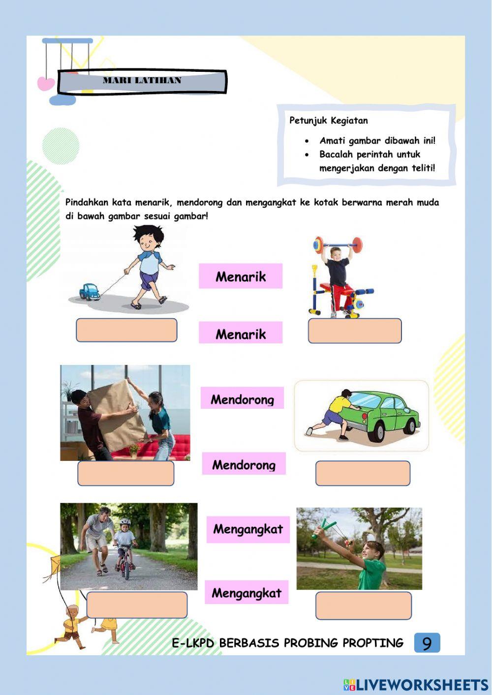 Topik A: Gaya Otot dann Gaya Gesek