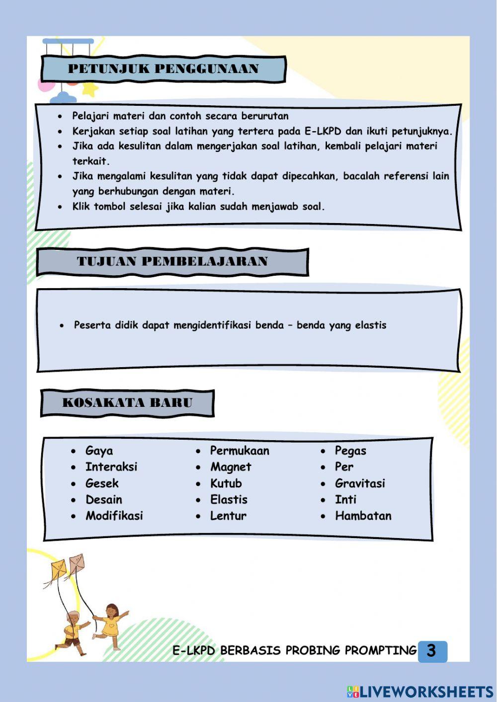 Topik C: Benda Yang Elastis