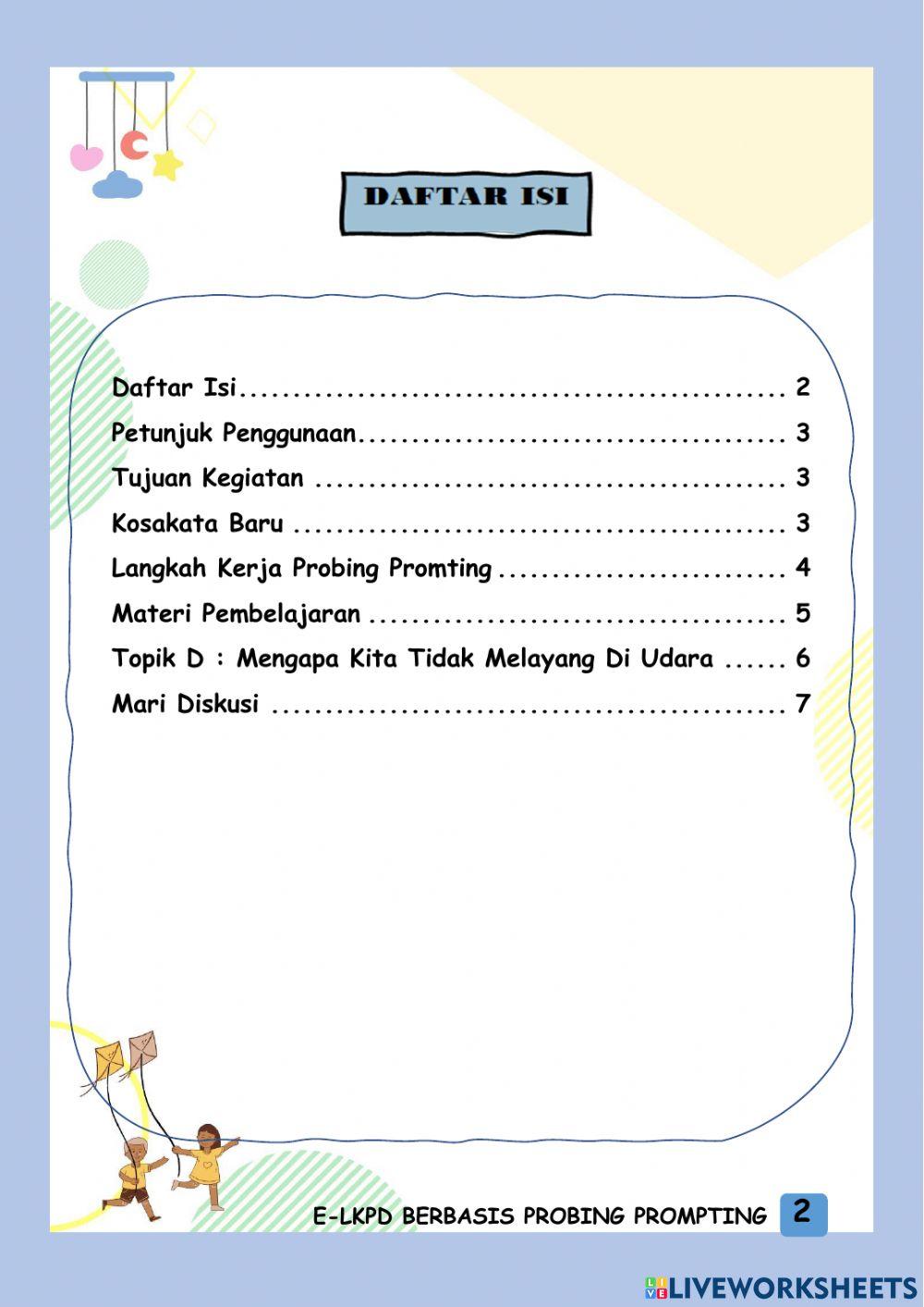 Topik D: Mengapa Kita Tidak Melayang Di Udara