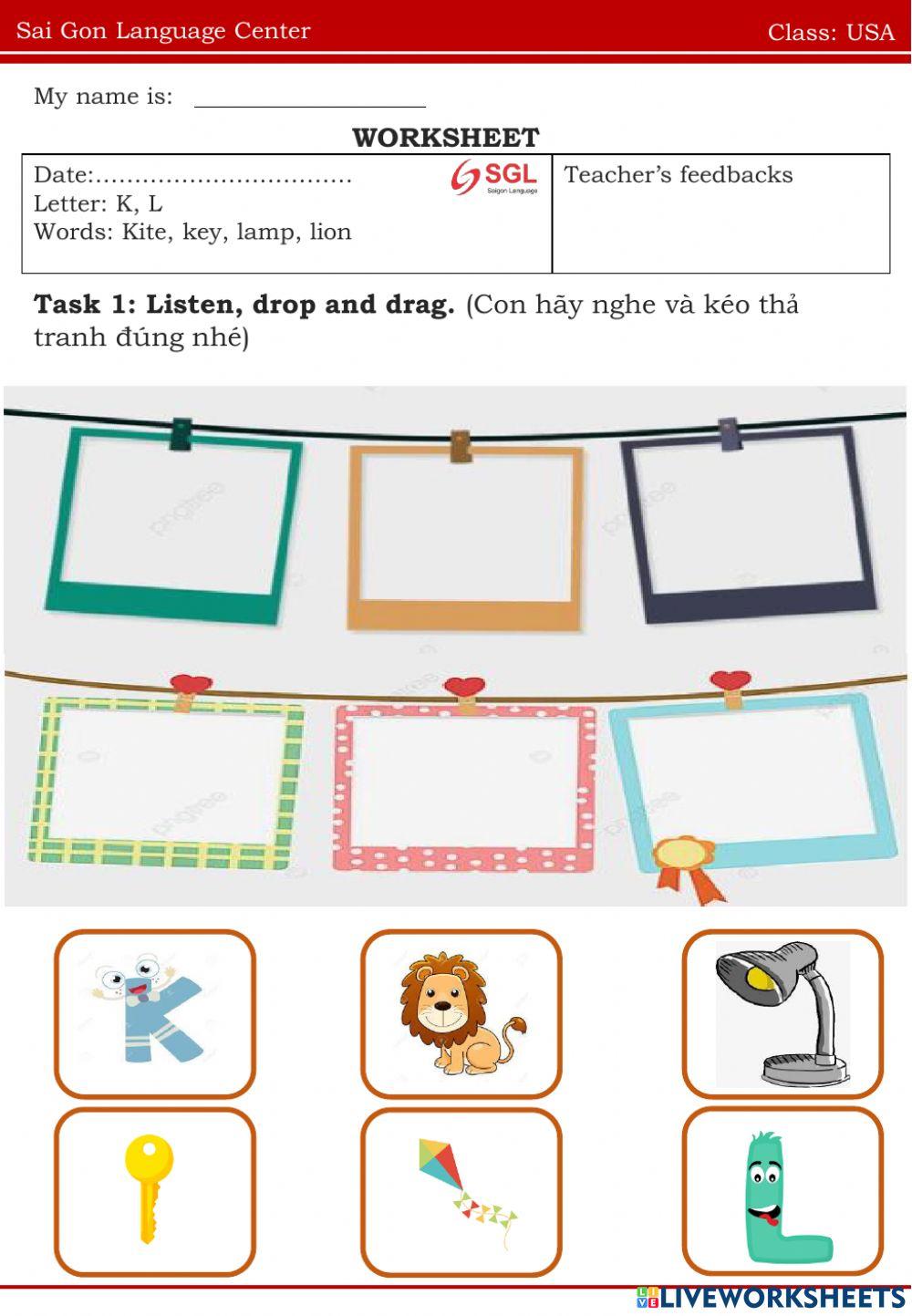 Usa letters K, L 23.06