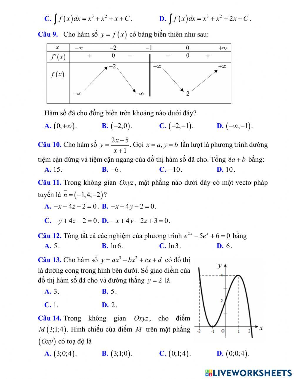 Đề 6 - ôn thi tn thpt 2023 - toán