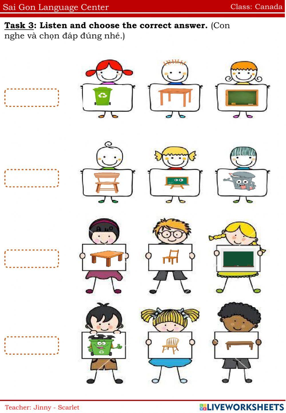 Canada bin, board, table, chair 23.06