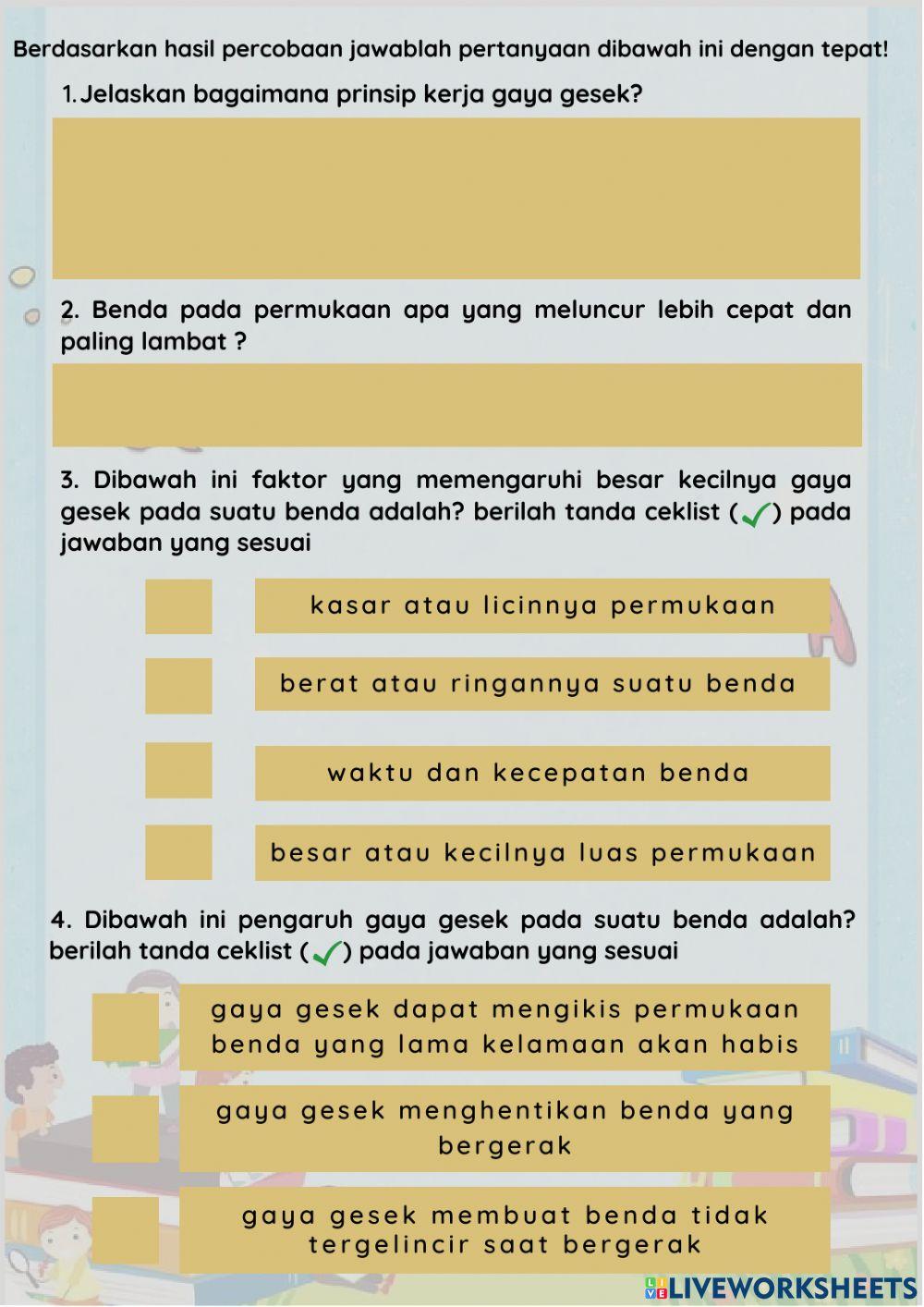 E-LKPD Gaya dan Pengaruhnya Terhadap Benda