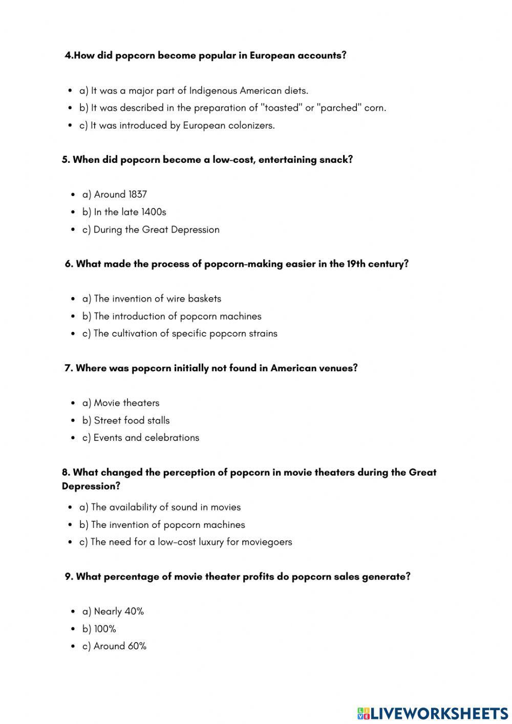 Why do we eat popcorn at the movies? - Andrew Smith