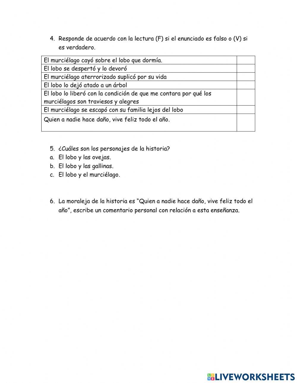 Comprensión lectora