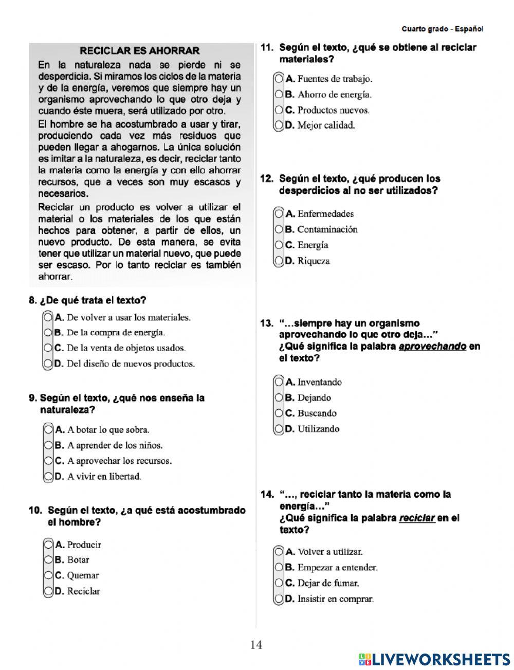 Prueba Formativa Junio