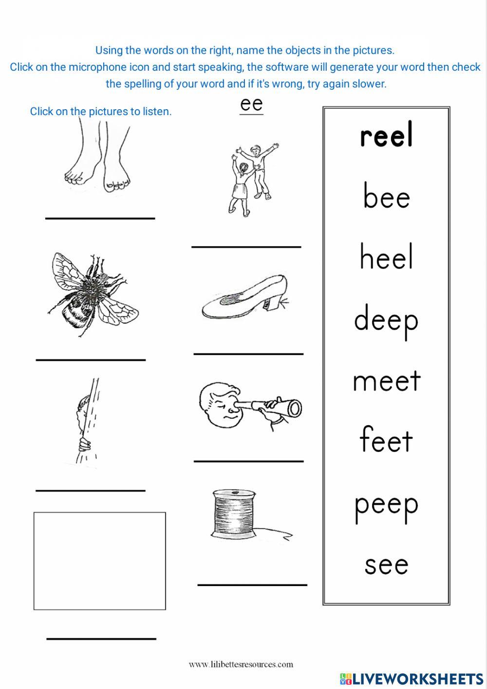 ee oo spelling pronunciation