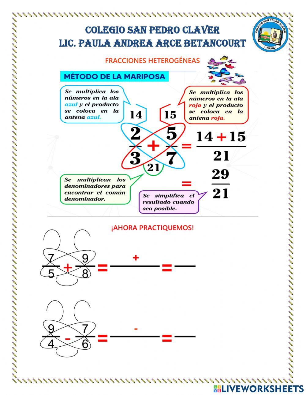 Fracciones heterogéneas