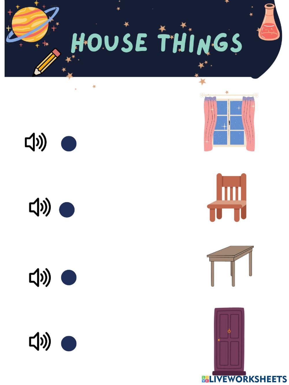 Lesson 15: house things