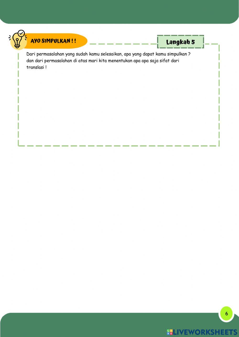 LKPD TRANSLASI Kelas XI