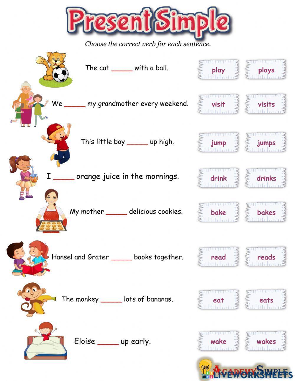 7068841 Present simple tense AYAMRAGAB