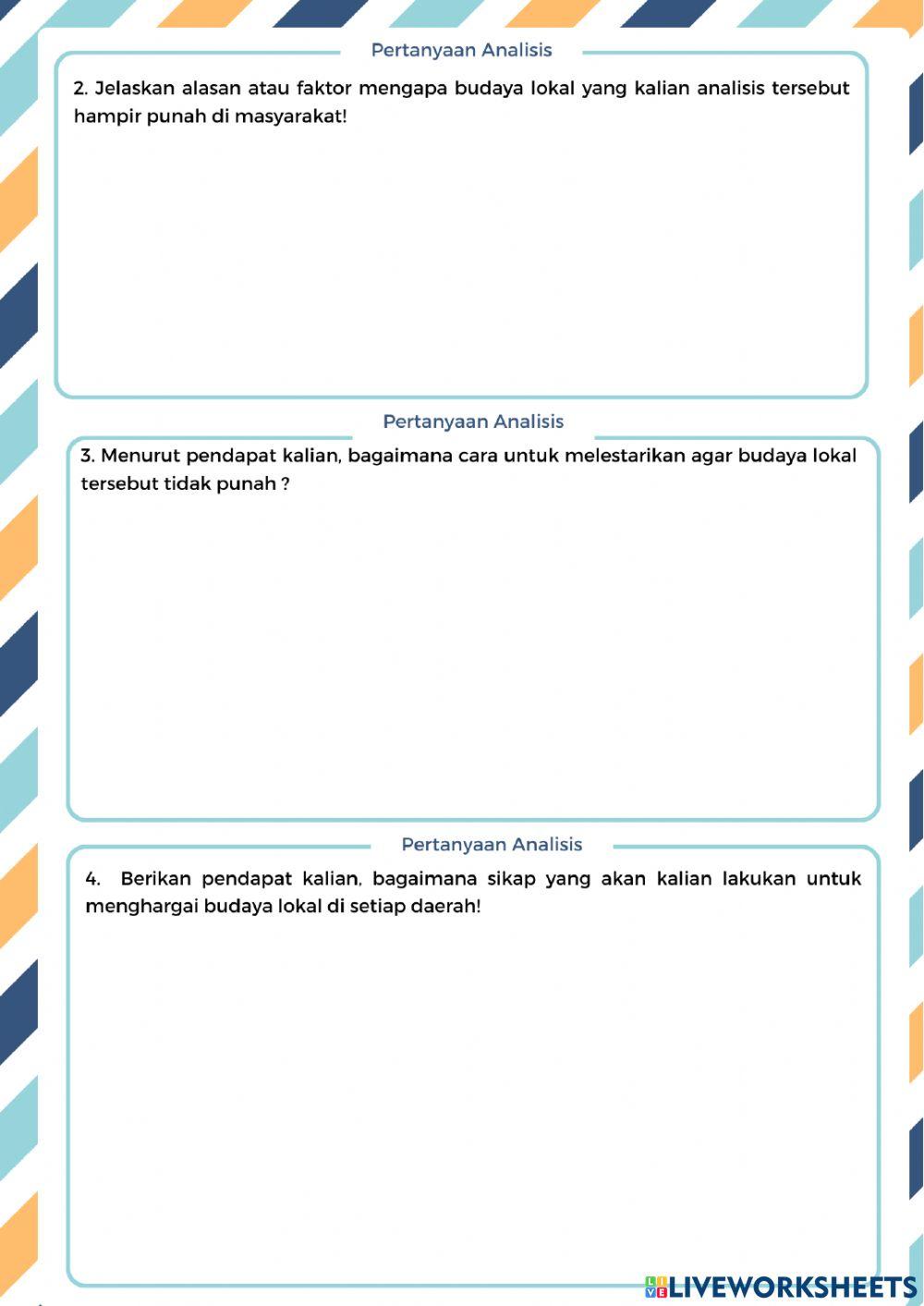 Lkpd kelas 7 menghargai lingkungan dan budaya lokal